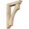 Ekena Millwork Westlake Traditional Rough Sawn Bracket w/ Offset Brace, Douglas Fir, 6"W x 26"D x 38"H BKT0604X26X38WTL01RDF - alternate 1